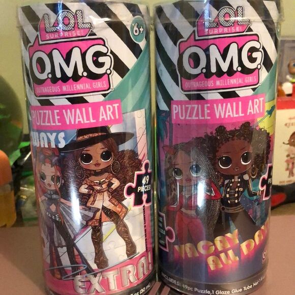 Bundle of 2 LOL surprise puzzle wall art - Picture 1 of 8
